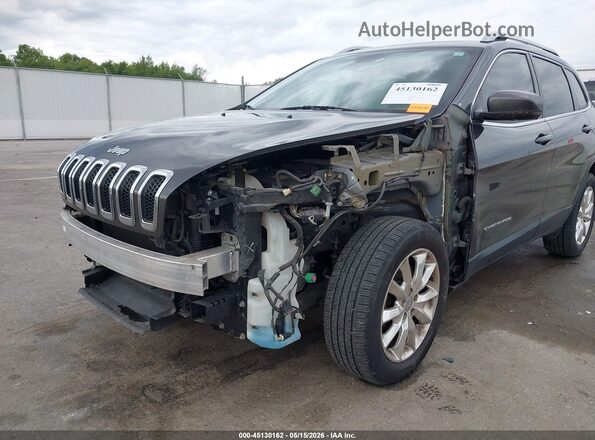 1C4PJMDS0GW113534 2016 JEEP CHEROKEE Gray Դիմացի տեսք