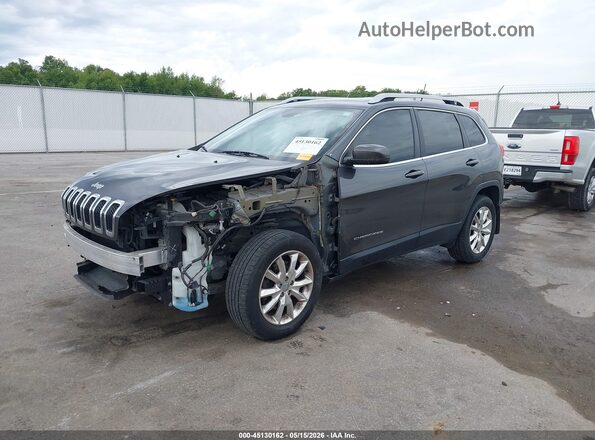 1C4PJMDS0GW113534 2016 JEEP CHEROKEE Gray Առջևի ձախ երեք քառորդ տեսարան