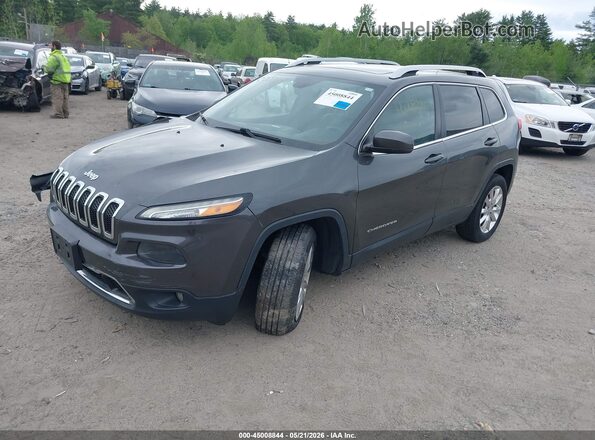 1C4PJMDS0GW172163 2016 JEEP CHEROKEE Gray Передня ліва чверть