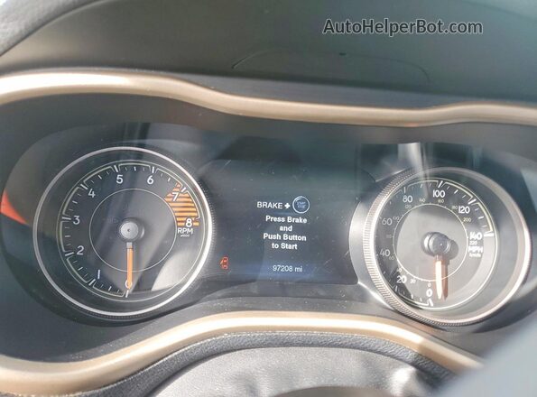 1C4PJMDS4HW596737 2017 JEEP CHEROKEE Белый Вид щитка приборов
