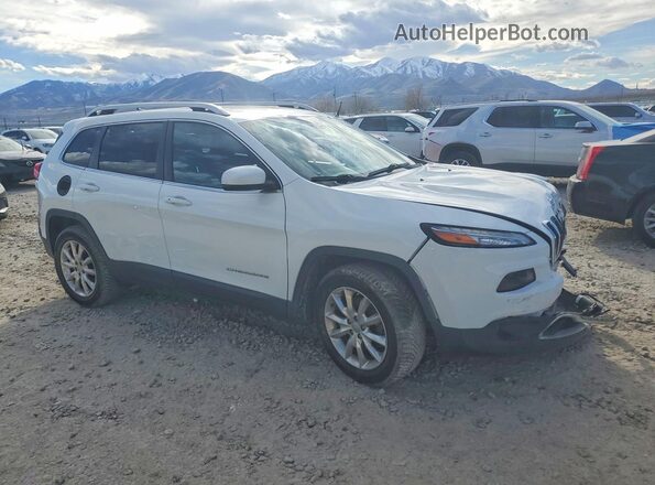1C4PJMDS4HW596737 2017 JEEP CHEROKEE Белый Передняя правая четверть