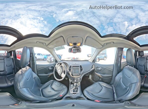 1C4PJMDS4HW596737 2017 JEEP CHEROKEE Белый Панорамный вид салона 360°