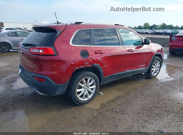 1C4PJMDS5GW279693 2016 JEEP CHEROKEE Red Задня права чверть