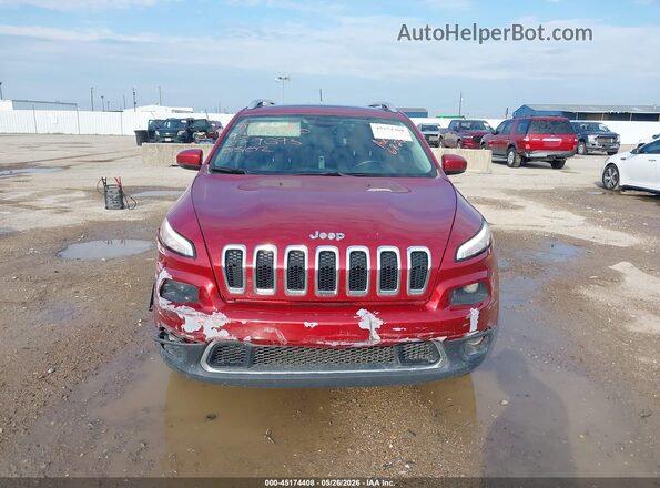 1C4PJMDS5GW279693 2016 JEEP CHEROKEE Red Вид щитка приладів