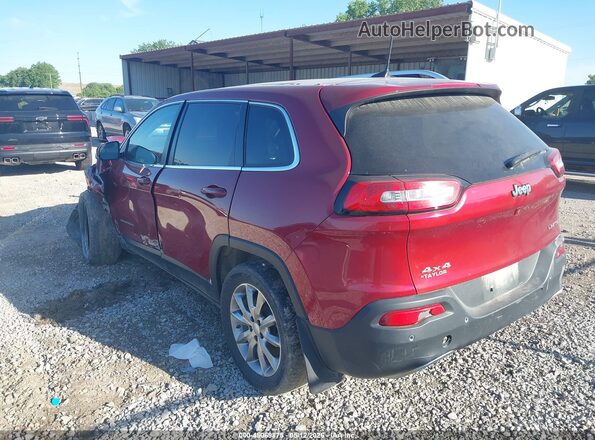 1C4PJMDS5HD217269 2017 JEEP CHEROKEE Red Rear left
