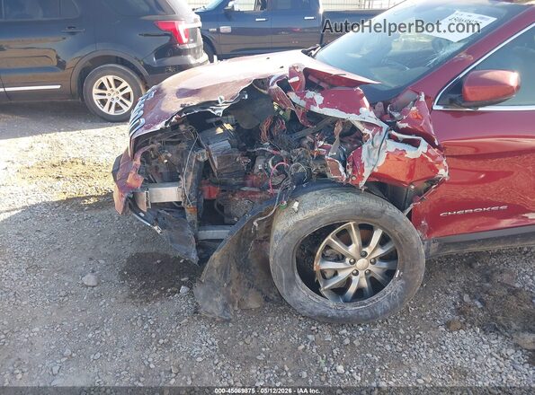 1C4PJMDS5HD217269 2017 JEEP CHEROKEE Red Front view