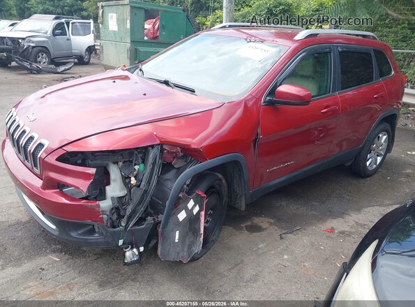 1C4PJMDS6GW120794 2016 JEEP CHEROKEE Бордовый 