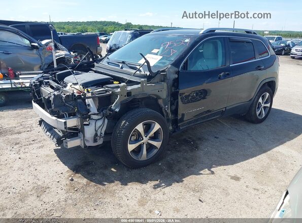 1C4PJMDX2LD627760 2020 JEEP CHEROKEE Black Առջևի ձախ երեք քառորդ տեսարան