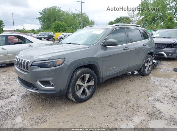 1C4PJMDX3KD349255 2019 JEEP CHEROKEE Gray Передня ліва чверть