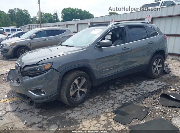1C4PJMDX3MD167171 2021 JEEP CHEROKEE Gray Առջևի ձախ երեք քառորդ տեսարան