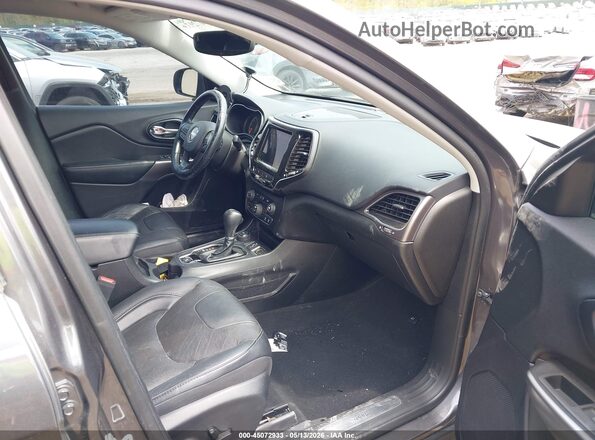 1C4PJMDX3MD212481 2021 JEEP CHEROKEE Gray Front interior view