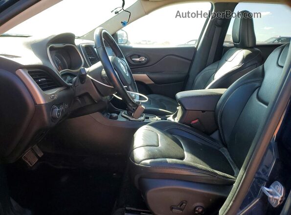 1C4PJMDX4JD536566 2018 JEEP CHEROKEE Синий Вид салона спереди