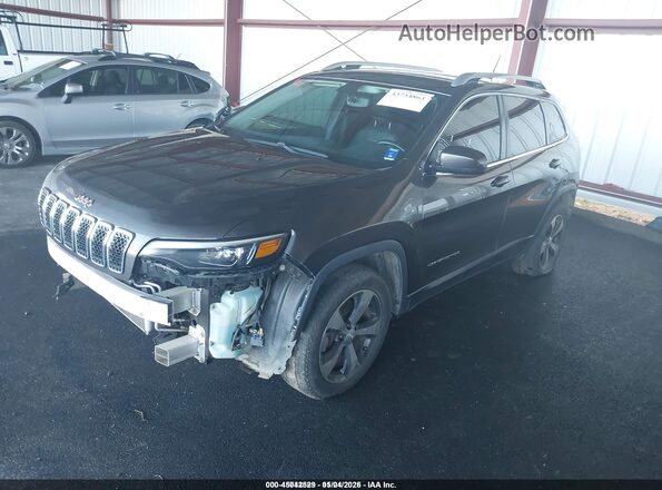 1C4PJMDX4KD165359 2019 JEEP CHEROKEE Gray Առջևի ձախ երեք քառորդ տեսարան