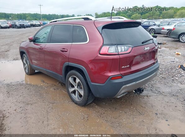 1C4PJMDX4KD351340 2019 JEEP CHEROKEE Red Задня ліва чверть