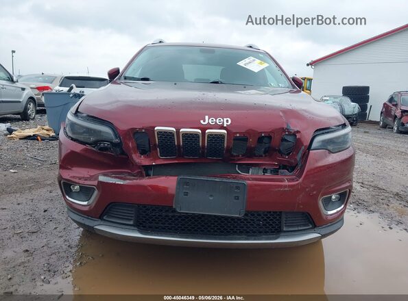 1C4PJMDX4KD351340 2019 JEEP CHEROKEE Red Вид щитка приладів