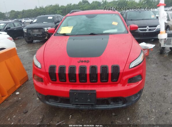 1C4PJMDX5JD600694 2018 JEEP CHEROKEE Red Rear interior view