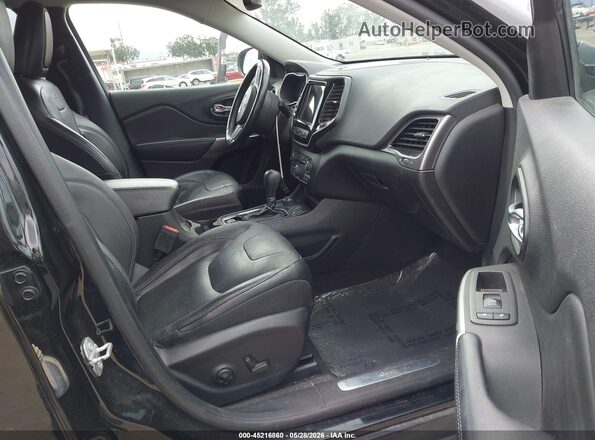 1C4PJMDX5MD184375 2021 JEEP CHEROKEE Black Front interior view