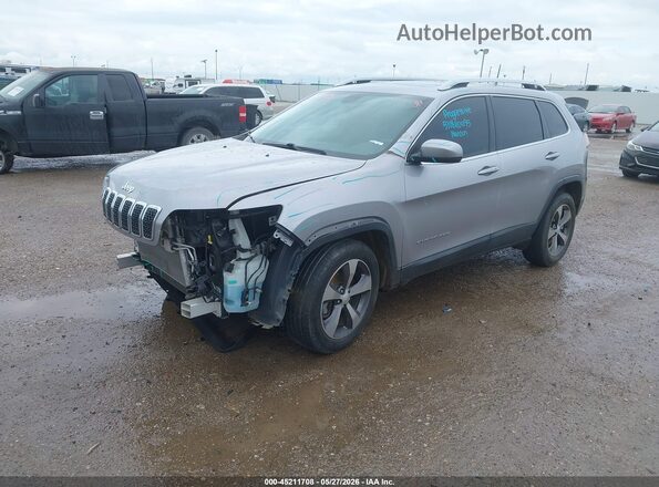 1C4PJMDX6KD133299 2019 JEEP CHEROKEE Серебряный Передняя левая четверть