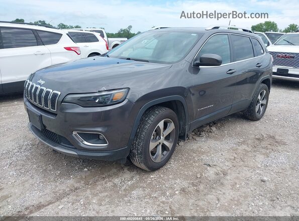 1C4PJMDX6MD147979 2021 JEEP CHEROKEE Gray წინა მარცხენა ხედი სამი მეოთხედიდან