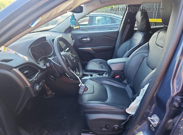 1C4PJMDX8MD231267 2021 JEEP CHEROKEE Blue Вид салону спереду