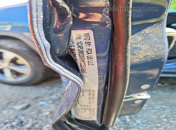 1C4PJMDX8MD231267 2021 JEEP CHEROKEE Blue Вид наклейки з VIN-кодом