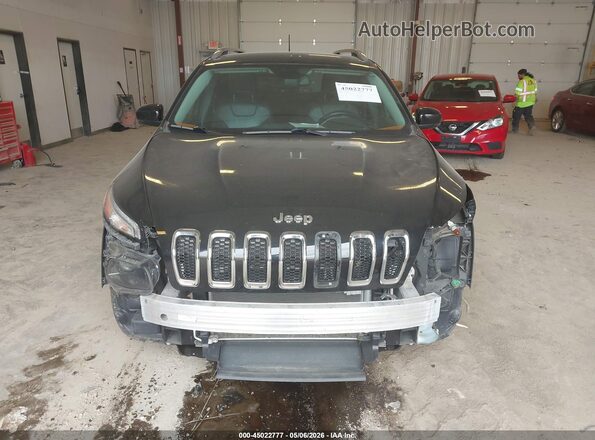 1C4PJMDX9JD517737 2018 JEEP CHEROKEE Black ხელსაწყოთა პანელის ხედი