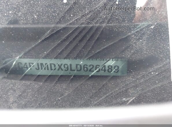 1C4PJMDX9LD626489 2020 JEEP CHEROKEE Silver Вид підкапотного простору