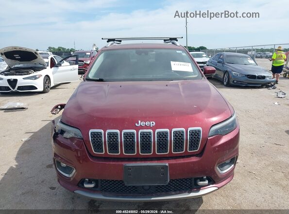 1C4PJMJN3KD309826 2019 JEEP CHEROKEE Красный Вид щитка приборов