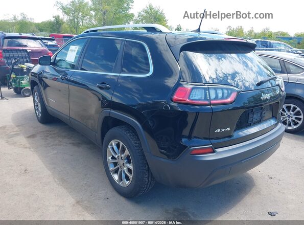1C4PJMLB0KD138312 2019 JEEP CHEROKEE Black Հետևի ձախ