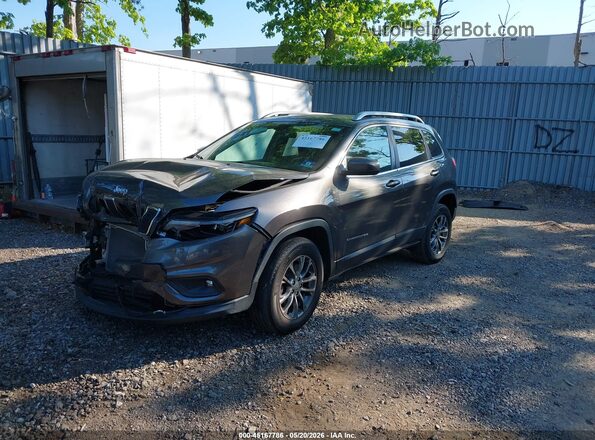 1C4PJMLB4KD182443 2019 JEEP CHEROKEE Gray Vista tres cuartos delantera izquierda