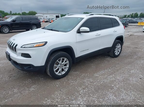 1C4PJMLB8JD574730 2018 JEEP CHEROKEE White წინა მარცხენა ხედი სამი მეოთხედიდან