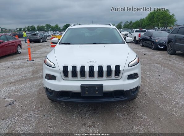 1C4PJMLB8JD574730 2018 JEEP CHEROKEE White ხელსაწყოთა პანელის ხედი