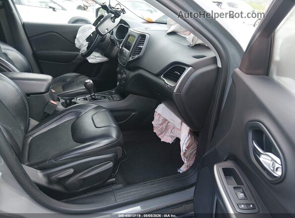 1C4PJMLB9KD378622 2019 JEEP CHEROKEE Gray Widok wnętrza z przodu