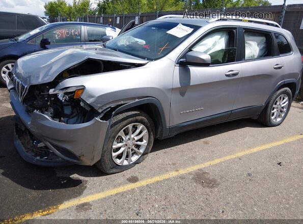 1C4PJMLN9KD142787 2019 JEEP CHEROKEE Silver Առջևի ձախ երեք քառորդ տեսարան