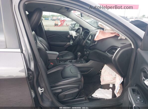 1C4PJMLNXKD224253 2019 JEEP CHEROKEE Gray წინა სალონის ხედი
