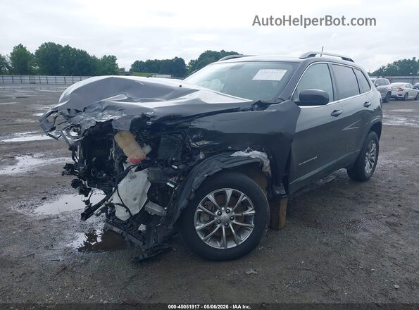 1C4PJMLNXKD224253 2019 JEEP CHEROKEE Gray წინა მარცხენა ხედი სამი მეოთხედიდან