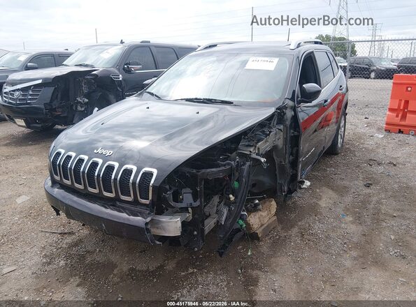 1C4PJMLX4JD602860 2018 JEEP CHEROKEE Black Front left