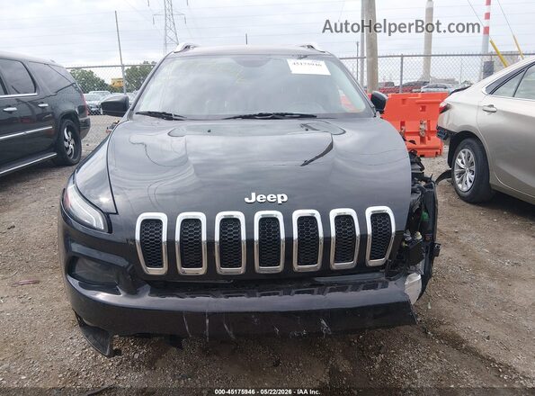 1C4PJMLX4JD602860 2018 JEEP CHEROKEE Black Instrument cluster view