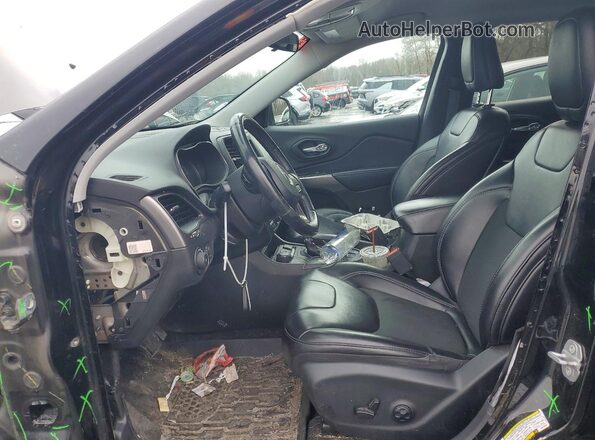 1C4PJMLXXKD413678 2019 JEEP CHEROKEE Black Front interior view