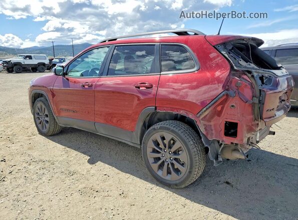 1C4PJMMN2MD141403 2021 JEEP CHEROKEE Темно-бордовый Задняя левая четверть