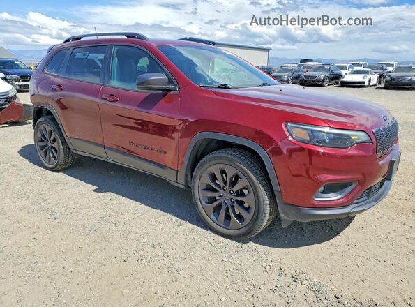 1C4PJMMN2MD141403 2021 JEEP CHEROKEE Темно-бордовый Передняя правая четверть