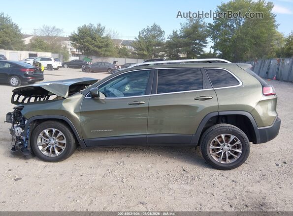 1C4PJMMX1MD149607 2021 JEEP CHEROKEE Green 