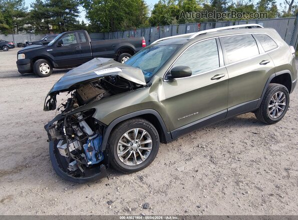 1C4PJMMX1MD149607 2021 JEEP CHEROKEE Green Передня ліва чверть