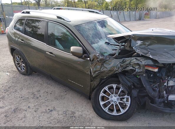 1C4PJMMX1MD149607 2021 JEEP CHEROKEE Green 