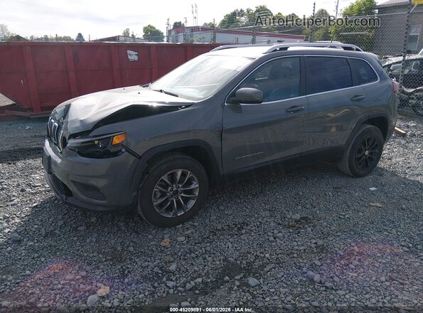 1C4PJMMX4MD222856 2021 JEEP CHEROKEE Gray წინა მარცხენა ხედი სამი მეოთხედიდან