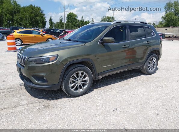 1C4PJMMX8MD160314 2021 JEEP CHEROKEE Green Front left