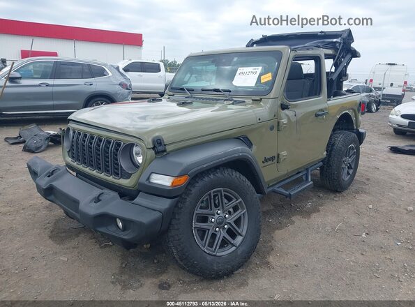1C4PJXAN5SW553175 2025 JEEP WRANGLER Brown წინა მარცხენა ხედი სამი მეოთხედიდან