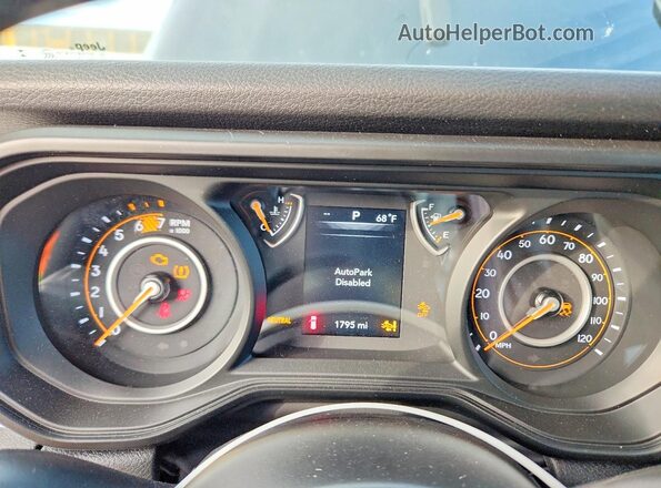 1C4PJXAN9TW160409 2026 JEEP WRANGLER Black Widok zestawu wskaźników