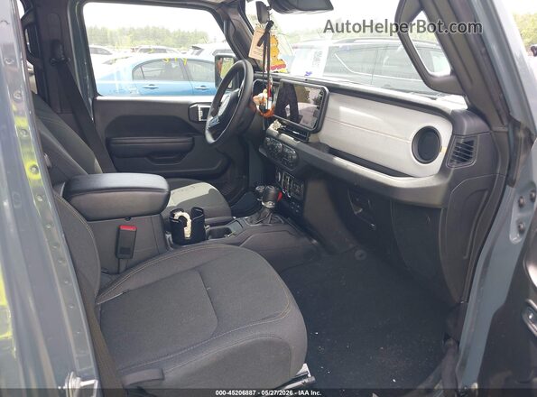 1C4PJXDG1RW286219 2024 JEEP WRANGLER Gray წინა სალონის ხედი