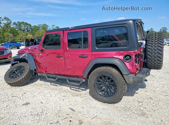 1C4PJXDG4RW353184 2024 JEEP WRANGLER Pink Rear left
